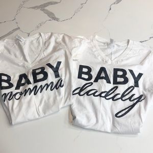 Baby Momma / Baby Daddy t shirt bundle